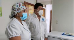 El hospital regional Emiro Quintero Cañizares tiene listo el cuarto frío para recibir las vacunas. / Foto: Cortesía