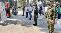 Las autoridades de la región presentaron la estrategia  ‘Ángel de la Guarda’. / Foto: suministrada Policía Denor.