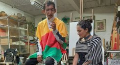 Sólo queremos ser tratados con respeto y exigimos un espacio de preminencia en este año: Ángel Cruz, poeta del pueblo.  Foto: Cortesía/ La Opinión 