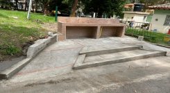 Instalan lavamanos en espacios abiertos de La Escuela Normal. / Foto: La Opinión