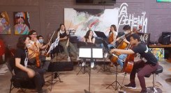 Siete jóvenes, entre 15 y 21 años, hacen parte de la Camerata. / Fotos Cortesía