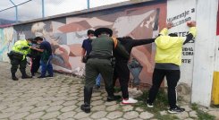 La Policía adelanta requisas permanentes en Pamplona. / Foto: Cortesía/ La Opinión