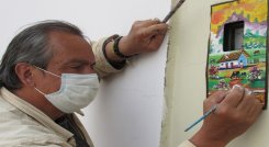El amor por el arte, es heredado de su madre