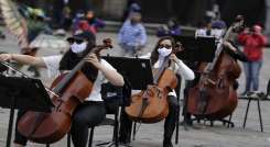 Orquesta Filarmónica de Bogotá, Beethoven por la No Violencia. (Colprensa - Álvaro Tavera)