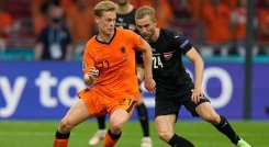  Frenkie de Jong, volante de la selección de Holanda.