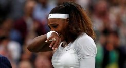 Serena Williams, tenista estadounidense se despidió del Abierto de Wimbledon.