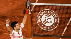 Novak Djokovic derrotó a Rafael Nadal en la semifinales de Roland Garros. 