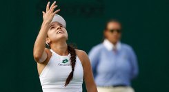María Camila Osorio tenista cucuteña mejor ranqueada de Colombia. 