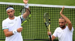 Con una victoria en cuatro sets, los tenistas colombianos Juan Sebastián Cabal y Robert Farah (Equipo Colsanitas, Babolat) se instalaron en la ronda de cuartos de final de Wimbledon (Reino Unido, césped). / Foto: Fedecoltenis