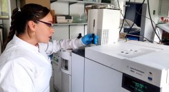 La docente Aylen Jaimes Mogollón, hace parte del equipo de investigadores de Unipamplona