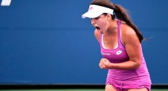 María Camila Osorio Serrano en el US Open. 