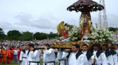 La devoción hacia la virgen de las gracias de la Torcoroma se constituye en la máxima expresión cultural de los habitantes de la región. /Foto: cortesía