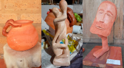 Las obras fueron construidas en un plazo de año y medio, la pandemia fue un incentivo para el artista.
