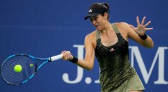 Garbiñe Muguruza, tenista, venezolana-española avanza en el US Open