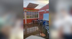 Así quedo la escuela en Ábrego. / Foto: Cortesía
