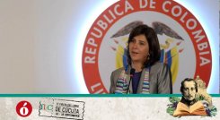 Maria Ángela Holguín politóloga y diplomática colombiana, ha sido Ministra de Relaciones Exteriores.