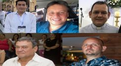 Los cinco consejeros de Comfanorte en representación de los empresarios./Foto La Opinión
