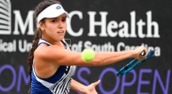 María Camila Osorio en el WTA 250 de Charleston. 