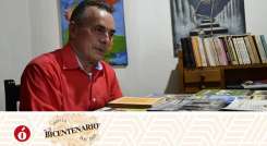Escritor, pintor, investigador e historiador Daniel Jaimes Cuevas.