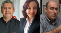 Armando Peña, Eliana Labrador Flórez y Víctor José Angarita integraban la terna declarada desierta. / Foto: La Opinión