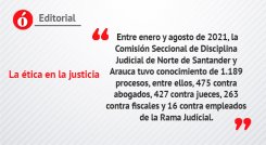 La ética en la justicia