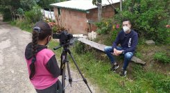 Los niños se prepararon en medios audiovisuales. Foto: Cortesía/La Opinión.