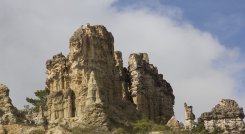 Los Estoraques, formaciones gigantes en La Playa de Belén. /Archivo La Opinión