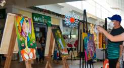 Las obras estarán exhibidas para la venta en el centro comercial Jardín Plaza el 3, 4 y 5 de diciembre. / Foto: Cortesía