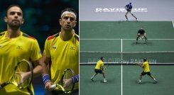 Juan Sebastián Cabal y Robert Farah se llevaron otra batalla, esta vez ante Fabio Fognini y Jannik Sinner por 6-2, 5-7, 7-6 (6). / Foto: Fedecoltenis
