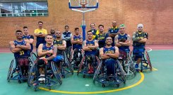 Selección Colombia de baloncesto en silla de ruedas.