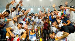 Titanes de Barranquilla, campeón de la Liga colombiana 2021-II.