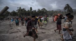 Erupción de volcán en Indonesia dejó 14 muertos./Foto: AFP