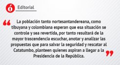 Editorial: Salvar a Tibú