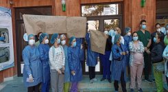 En pie de lucha para hacer valer los derechos laborales se encuentra el personal asistencial del hospital regional Emiro Quintero Cañizares de Ocaña. Reclaman un trato justo.
