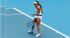 Camila Osorio se despide del Abierto de Australia 2022./Foto: AFP