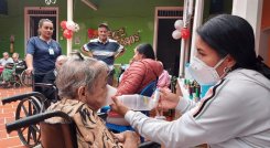 Una difícil situación financiera vive el Hogar del Abuelo Desamparado Nuestra Señora de la Torcoroma de Ocaña. Las hermanas de la Congregación de la Divina Providencia promueven el plan padrino para solventar la crisis económica.