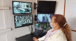 En la plaza de mercado de Ocaña se adoptan estrategias de seguridad con la instalación de dispositivos para brindar protección a propios y visitantes.