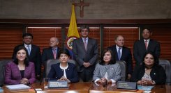 Desde hoy, dos mujeres encabezan la Corte Constitucional./Foto: Colprensa