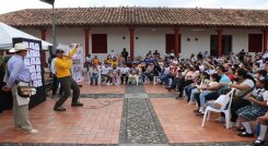 A través del café se adelantan jornadas pedagógicas sobre el cuidado del medio ambiente en Ocaña.