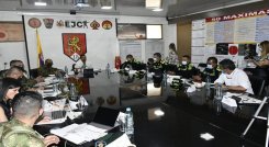 Con la presencia del ministro del Interior se desarrolla un consejo de Seguridad en Ocaña. 