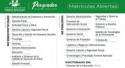 Posgrados Unisimón. 