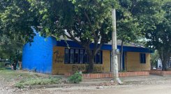 Comedor infantil abandonado por afluencia de habitantes de la calle./Foto: Angie Barbosa/La Opinión.
