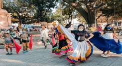 Danza en las calles con sus actividades en el parque Mercedes Ábrego/Foto: Cortesía./La Opinión