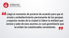 Editorial sobre jardines en Cúcuta