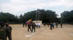 Estatua del General Santander en Villa Antigua./Foto: Cortesía./La Opinión.