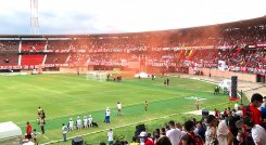 Hinchada Cúcuta Deportivo en 2021. Foto: La Opinión. 