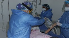 Debido a los efectos de la ola invernal los cuadros gripales aumentan en el municipio de Ocaña. El hospital refuerza el Centro Transitorio Respiratorio para atender a los pacientes.
