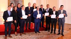 Silvano Serrano recibió reconocimiento