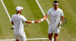 Juan Sebastián Cabal y Robert Faraha, Wimbledon. 