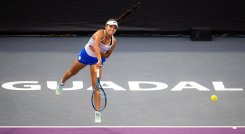 Camila Osorio en la  primera ronda de Guadalajara.